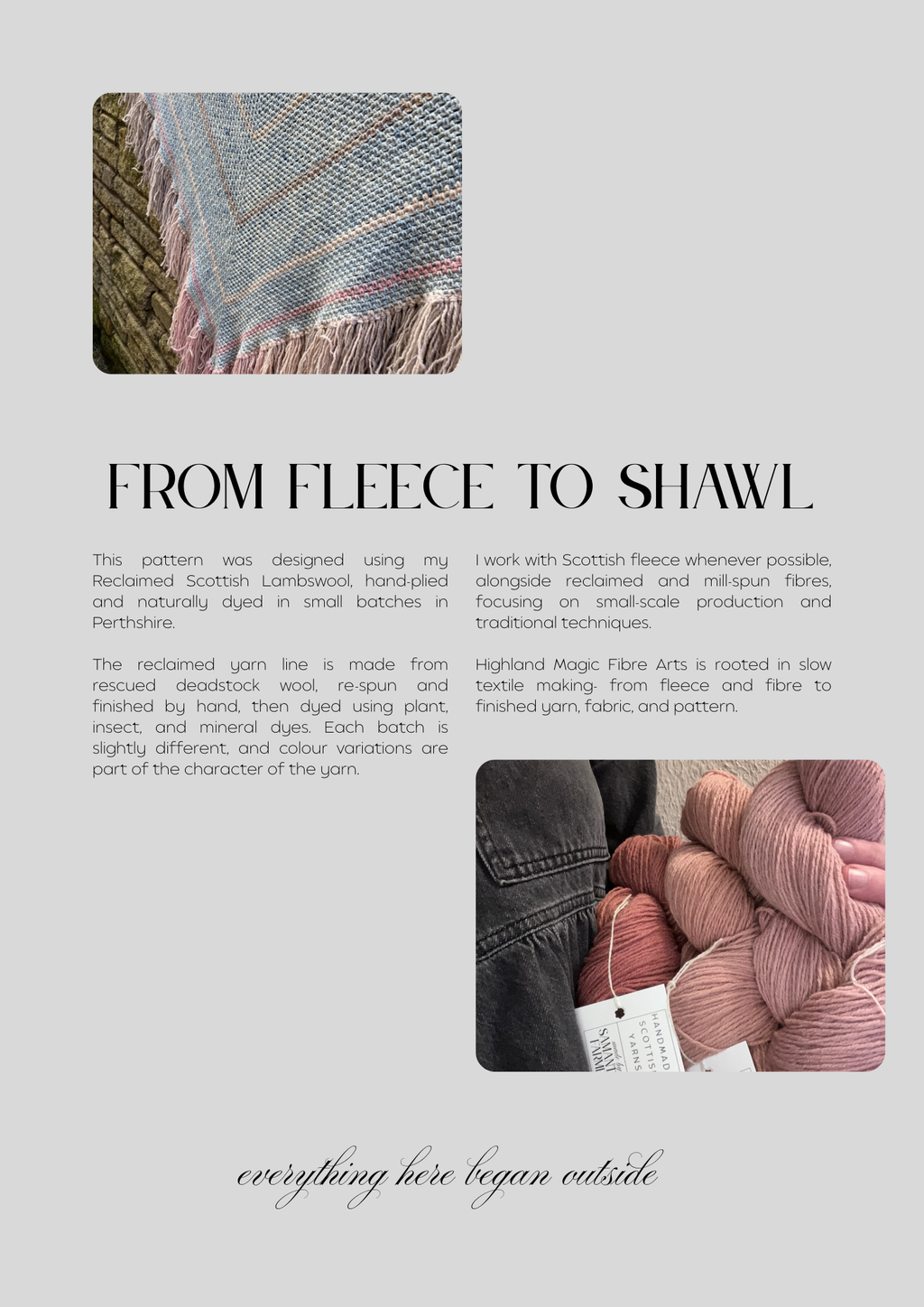 Pale Sky Shawl Digital Pattern