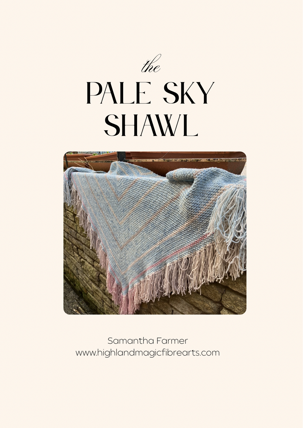 Pale Sky Shawl Digital Pattern