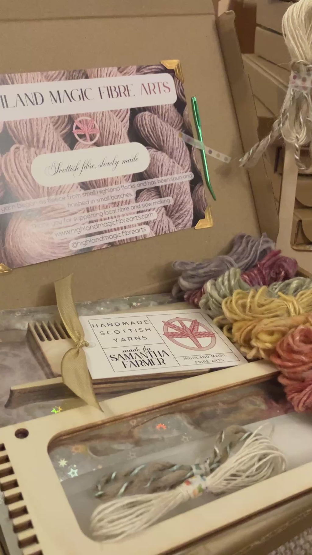 Pocket Loom Weaving Kit